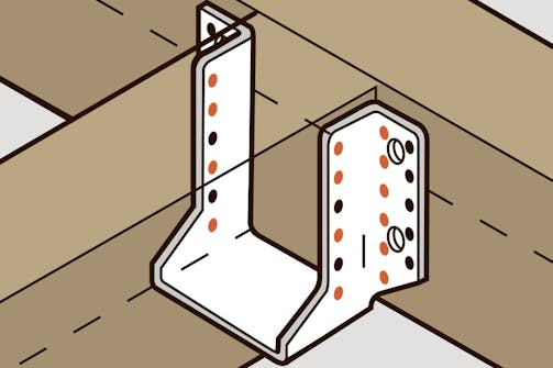 Bjelkesko med utvendige fliker Bjelkesko med utvendige fliker